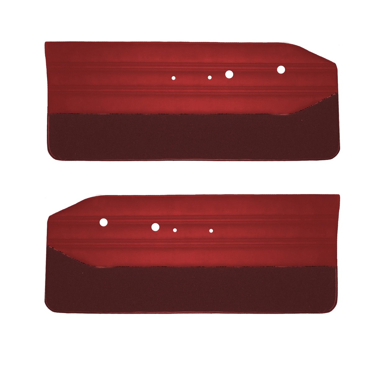 66 DART GT FRONT DOOR PANELS - RED
