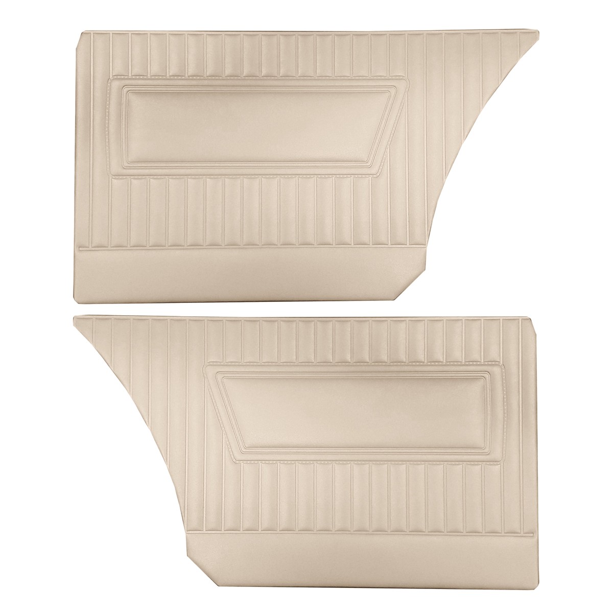 67 BARRACUDA HARDTOP REAR PANELS - SRM LIGHT GOLD